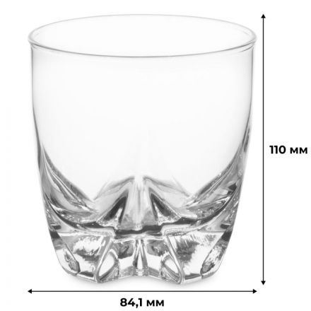 Набор стаканов LISBONNE 6шт 300мл низкие (V0401)
