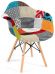 Кресло Tetchair CINDY SOFT (EAMES) (mod. 101), дерево береза/металл/мягкое сиденье/ткань, 65 х 62 х 80 см, мультицвет