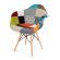 Кресло Tetchair CINDY SOFT (EAMES) (mod. 101), дерево береза/металл/мягкое сиденье/ткань, 65 х 62 х 80 см, мультицвет
