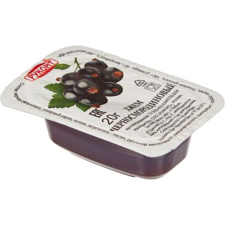 Джем Руконт порц. черная смородина 20г/шт 20 шт/уп Джем Руконт порц. черная смородина 20г/шт 20 шт/уп