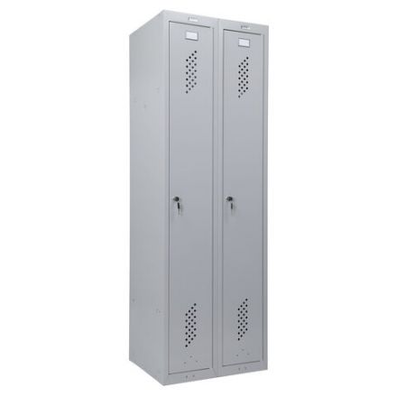 Шкаф металлический для одежды BRABIX "LK 21-60", УСИЛЕННЫЙ, 2 секции, 1830х600х500 мм, 32 кг, 291126, S230BR402502 Шкаф металлический для одежды BRABIX "LK 21-60", УСИЛЕННЫЙ, 2 секции, 1830х600х500 мм, 32 кг, 291126, S230BR402502
