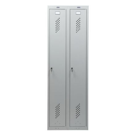 Шкаф металлический для одежды BRABIX "LK 21-60", УСИЛЕННЫЙ, 2 секции, 1830х600х500 мм, 32 кг, 291126, S230BR402502 Шкаф металлический для одежды BRABIX "LK 21-60", УСИЛЕННЫЙ, 2 секции, 1830х600х500 мм, 32 кг, 291126, S230BR402502