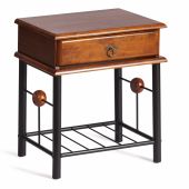 Тумба прикроватная AT-300, 48х37х56см, Красный дуб Тумба прикроватная AT-300, 48х37х56см, Красный дуб