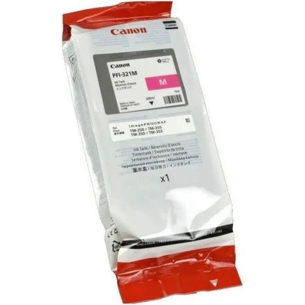 Картридж струйный Canon PFI-321M (6269C001) для TM-250/пурп/300мл Картридж струйный Canon PFI-321M (6269C001) для TM-250/пурп/300мл