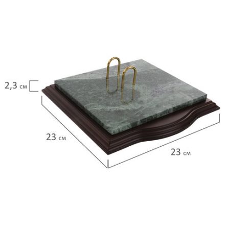 Набор настольный GALANT из мрамора, 7 предметов, зеленый мрамор/отделка красное дерево, 231485 Набор настольный GALANT из мрамора, 7 предметов, зеленый мрамор/отделка красное дерево, 231485