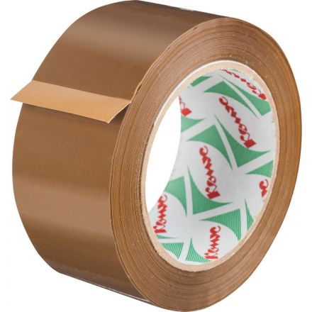 Клейкая лента упаковочная Комус 50мм х 100м 50мкм коричневая Клейкая лента упаковочная Комус 50мм х 100м 50мкм коричневая