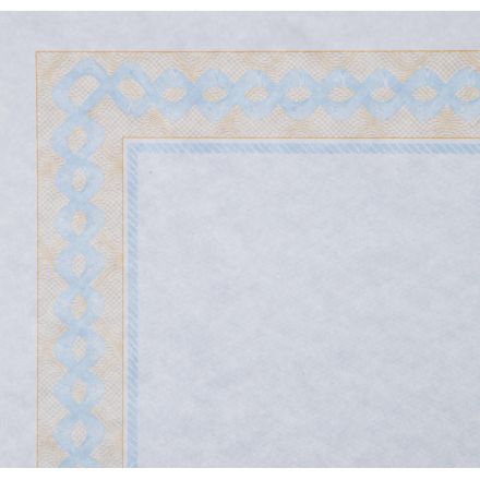 Сертификат-бумага А4 Attache 50 шт/уп  сине-оранжевая рамка ID3