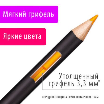 Карандаши художественные цветные BRAUBERG ART CLASSIC, 48 цветов, МЯГКИЙ грифель 3,3 мм, 181539 Карандаши художественные цветные BRAUBERG ART CLASSIC, 48 цветов, МЯГКИЙ грифель 3,3 мм, 181539