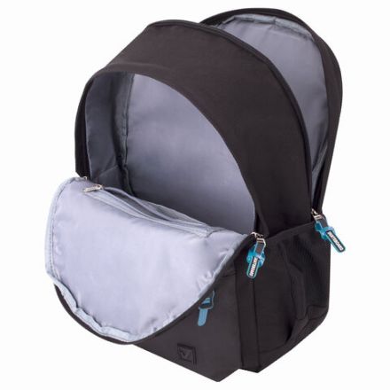 Рюкзак BRAUBERG FASHION CITY универсальный, 2 отделения, "Skateboard", черный, 46х31х15 см, 229969 Рюкзак BRAUBERG FASHION CITY универсальный, 2 отделения, "Skateboard", черный, 46х31х15 см, 229969