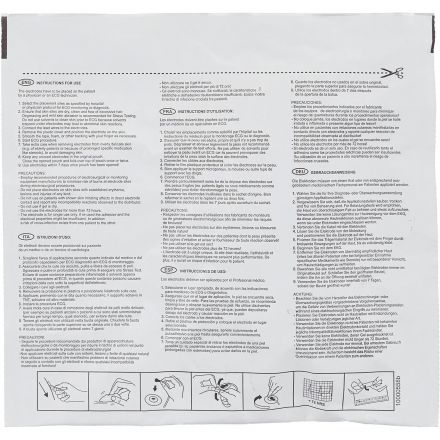 Электроды для ЭКГ однораз. 45х35 пена, тв.гель, универс., Skintact FS-501,3