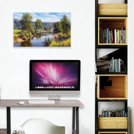 Картина стразами (алмазная мозаика), 30х40 см, ОСТРОВ СОКРОВИЩ "Проточная река", без подрамника, 663851