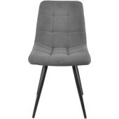 Стул Комус FORM HN BLACK (BOX-4) RU SORO-93 серый/черный