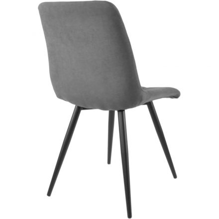 Стул Комус FORM HN BLACK (BOX-4) RU SORO-93 серый/черный