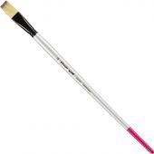 Кисть художественная Комус Арт синтетика средн.жест,плоск,№16,длинная ручка Кисть художественная Комус Арт синтетика средн.жест,плоск,№16,длинная ручка