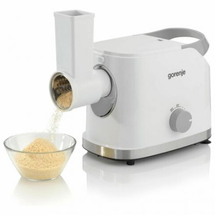 Мясорубка GORENJE MG1802SJW, 1800 Вт, производительность 2,1 кг/мин, 7 насадок, реверс, белый