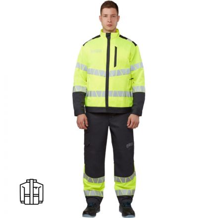 Куртка летняя мужская Равелин лим./графит (р.60-62) 182-188