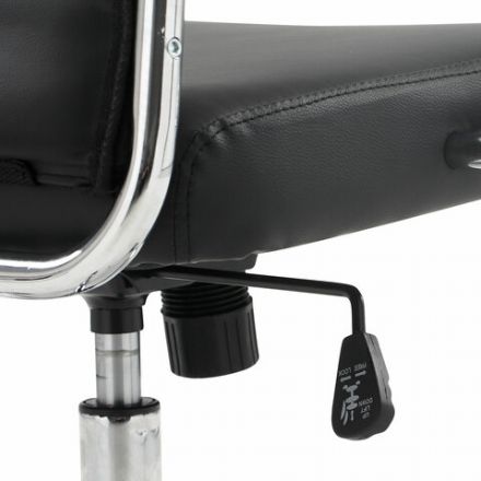 Кресло офисное BRABIX "Style EX-528", экокожа, хром, черное, 531947 Кресло офисное BRABIX "Style EX-528", экокожа, хром, черное, 531947