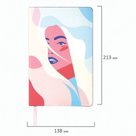 Ежедневник недатированный А5 (138х213 мм), BRAUBERG VISTA, под кожу, гибкий, 136 л., "Enigma", 111989 Ежедневник недатированный А5 (138х213 мм), BRAUBERG VISTA, под кожу, гибкий, 136 л., "Enigma", 111989