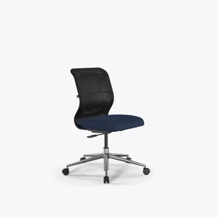 Кресло Sit 8 M4-9 - X2+Bahama /Uh00/Wh12(M01.B23.G18.W01) Черный-Синий