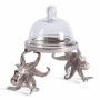 Тортница Secret de Maison Октопус/Octopus (мод. 9647) алюминиевый сплав, 26х15х23см, серебряный