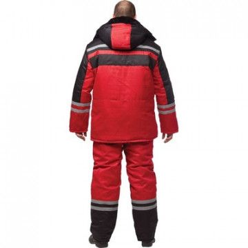 Костюм рабочий зимний з03-КПК крсн/чер (р.48-50) 170-176 Костюм рабочий зимний з03-КПК крсн/чер (р.48-50) 170-176