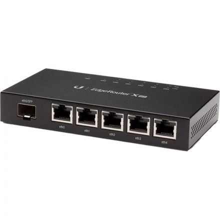 Маршрутизатор Ubiquiti X SFP (ER-X-SFP) 2 ядра (880 МГц), 5x 1G RJ45, 1xSFP