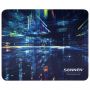 Коврик для мыши SONNEN "SINGULARITY", резина + ткань, 220х180х3 мм, 513293