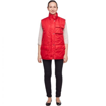 Жилет утепленный Товаровед зимн. красн. (р.60-62) р.170-176