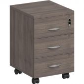 Тумба ST_Комфорт . выкатная 3 ящика дуб шамони темный К.301 ШТ