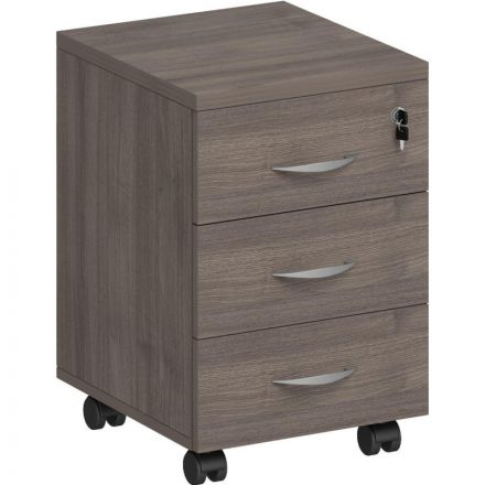 Тумба ST_Комфорт . выкатная 3 ящика дуб шамони темный К.301 ШТ