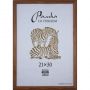 Рамка деревянная А4 коричневого цвета 1301 СПб