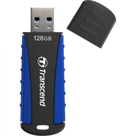 Флеш-память Transcend JetFlash 810, 128Gb, USB 3.1 G1, ч/син, TS128GJF810