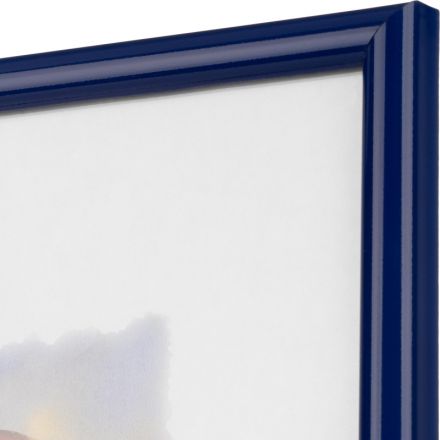 Рамка Зебра А3 30х40 см пластиковый багет 14 мм синяя