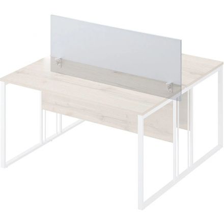 Экран к столам Комус Мебель К-Loft 241P002 1312х16х500 белый