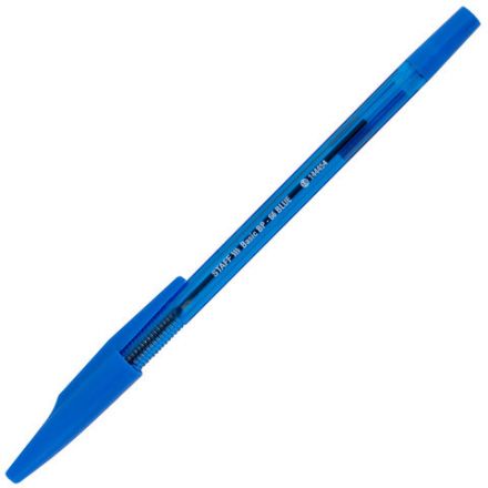 Ручка шариковая STAFF "Basic BP-66 BLUE", СИНЯЯ, корпус синий, узел 1 мм, линия письма 0,5 мм, 144454 Ручка шариковая STAFF "Basic BP-66 BLUE", СИНЯЯ, корпус синий, узел 1 мм, линия письма 0,5 мм, 144454