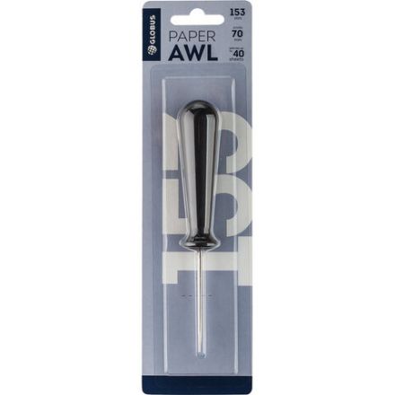 Шило канцелярское, общая длина 153 мм, диаметр иглы 3 мм, ручка черная, блистер, GLOBUS, ШБ-01 Шило канцелярское, общая длина 153 мм, диаметр иглы 3 мм, ручка черная, блистер, GLOBUS, ШБ-01