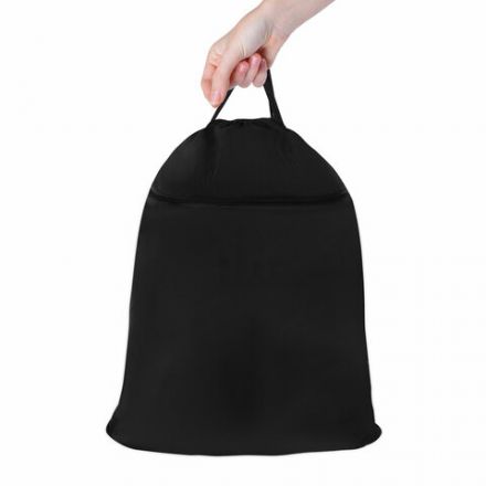 Мешок для обуви BRAUBERG БОЛЬШОЙ, с ручкой, карман на молнии, сетка, 49х41 см, "Total Black", 273453 Мешок для обуви BRAUBERG БОЛЬШОЙ, с ручкой, карман на молнии, сетка, 49х41 см, "Total Black", 273453