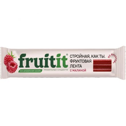 Пастила FRUIT IT фруктовая лента с малиной 3+, 25гх26шт/уп