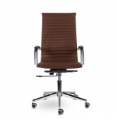 Кресло СН-300 Кайман В soft хром Ср S-0412 (коричневый) Кресло СН-300 Кайман В soft хром Ср S-0412 (коричневый)