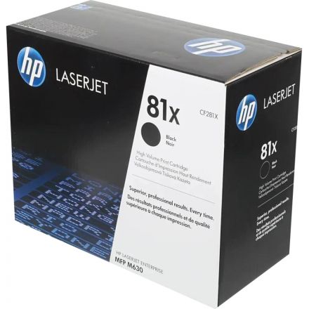 Картридж лазерный HP 81X CF281X чер. пов.емк. для LJ Pro M630 Картридж лазерный HP 81X CF281X чер. пов.емк. для LJ Pro M630