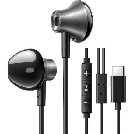 Наушники Ugreen EP106 (35756) Wired Earphones Type-C черный Наушники Ugreen EP106 (35756) Wired Earphones Type-C черный