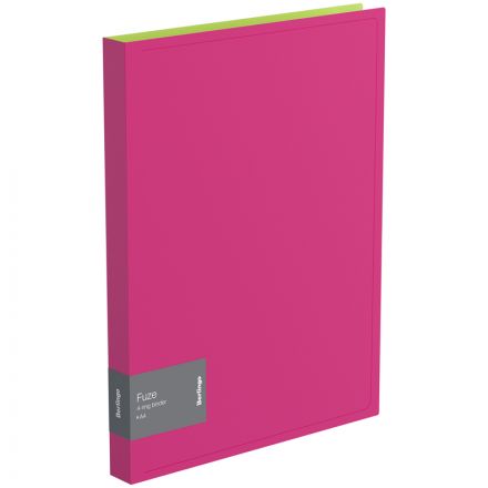 Папка на 4-х кольцах Berlingo "Fuze", 25мм, 600мкм, розовая Папка на 4-х кольцах Berlingo "Fuze", 25мм, 600мкм, розовая