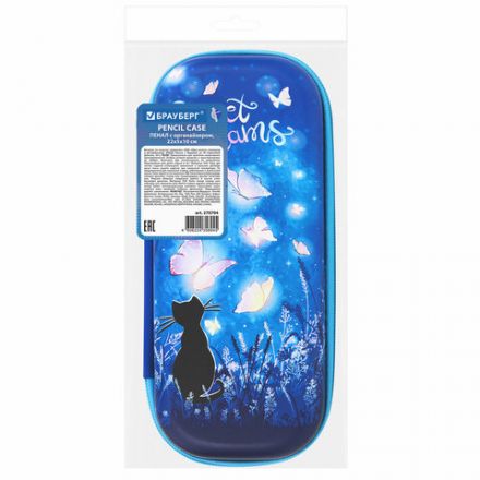 Пенал BRAUBERG, 1 отделение, 1 откидная планка, EVA, 22х10х5 см, "Sweet dreams", 270704 Пенал BRAUBERG, 1 отделение, 1 откидная планка, EVA, 22х10х5 см, "Sweet dreams", 270704