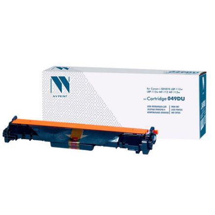 Фотобарабан NV PRINT (NV-049DU) для Canon i-SENSYS LBP-112w/113w/MF-112/113w, ресурс 12000 страниц Фотобарабан NV PRINT (NV-049DU) для Canon i-SENSYS LBP-112w/113w/MF-112/113w, ресурс 12000 страниц