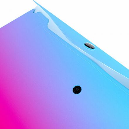 Папка-конверт с кнопкой BRAUBERG "Grade", А4, до 100 листов, розово-голубой градиент, 0,18 мм, 271963