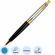 Ручка шариковая Parker Aster shiny Black GT 1,0мм, кнопочн,синяя,9000020142