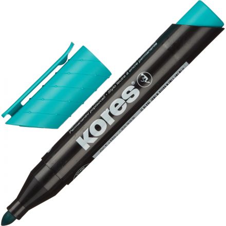 Маркер перманентный KORES набор 10 цв. 3-5 мм круглый наконечник '20900 Маркер перманентный KORES набор 10 цв. 3-5 мм круглый наконечник '20900