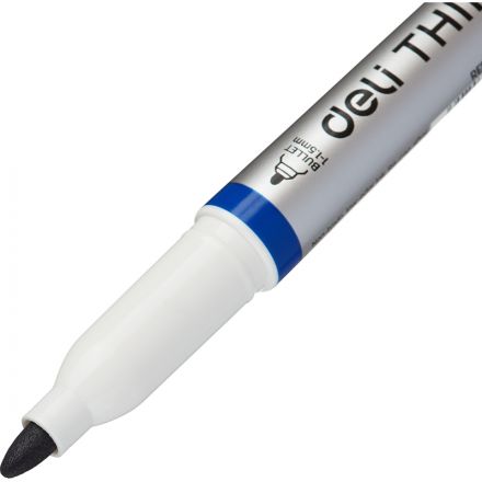 Маркер для белых досок Think, круглый наконечник, толщ.линии 1,5 мм, синий