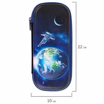 Пенал BRAUBERG, 1 отделение, 1 откидная планка, EVA, 22х10х5 см, "Planet", 272336 Пенал BRAUBERG, 1 отделение, 1 откидная планка, EVA, 22х10х5 см, "Planet", 272336