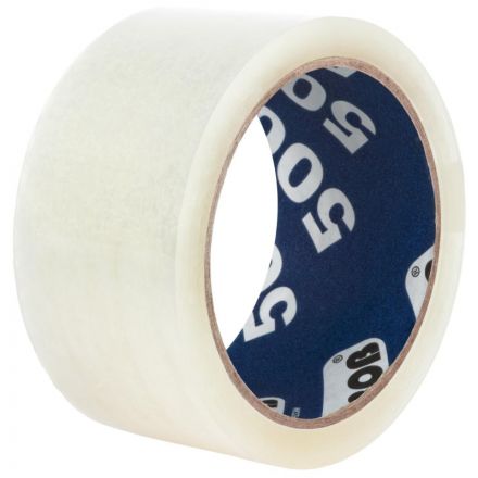 Клейкая лента упаковочная 48мм х 66м 43 мкм прозрачная 6 шт/уп Клейкая лента упаковочная 48мм х 66м 43 мкм прозрачная 6 шт/уп